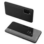 Clear View Case futerał etui z klapką Samsung Galaxy A72/4G czarny