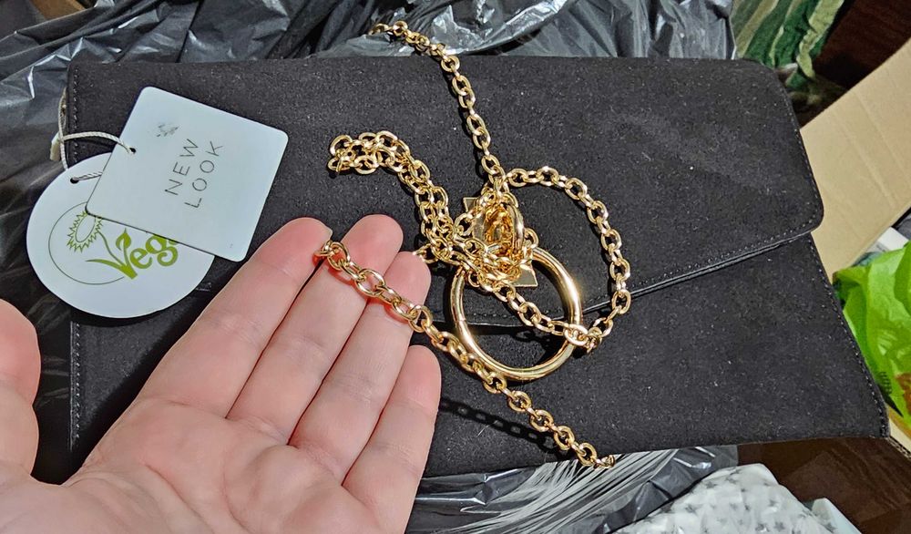 Клатч жіночий new look золота фурнітура