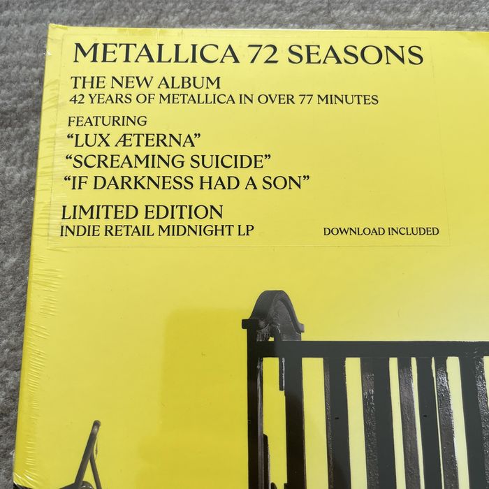 Três copias seladas de 72 Seasons dos Metallica - Raro