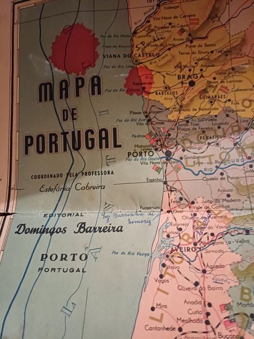 Mapa de portugal