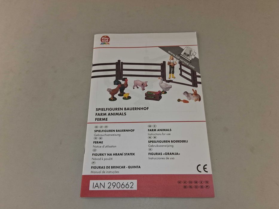 N235 Playtive Junior Figurki Zwierzęta Farma Płot 16 El Nowe