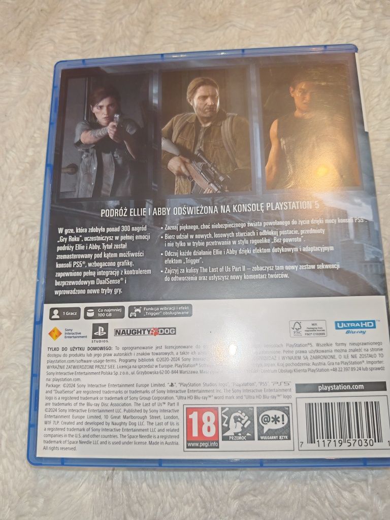 The last of us part 2 remastered ps5