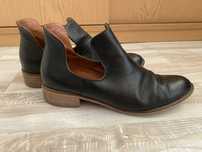 Buty sztyblety botki Akardo czarne skora naturalna 39