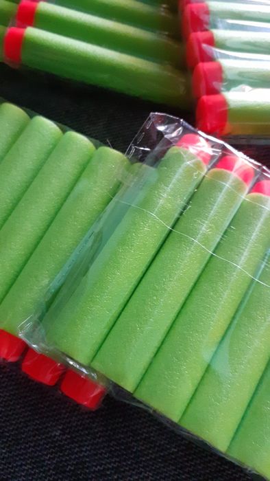 30 Balas nerf NOVAS cor verde