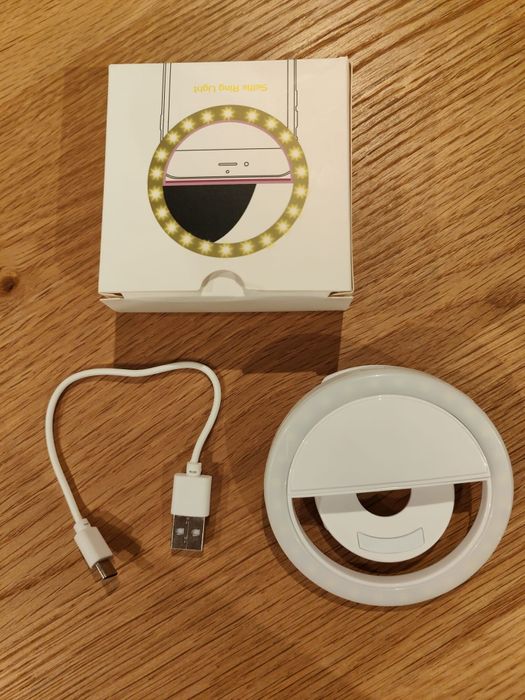 Selfie ring light p/ telemóvel