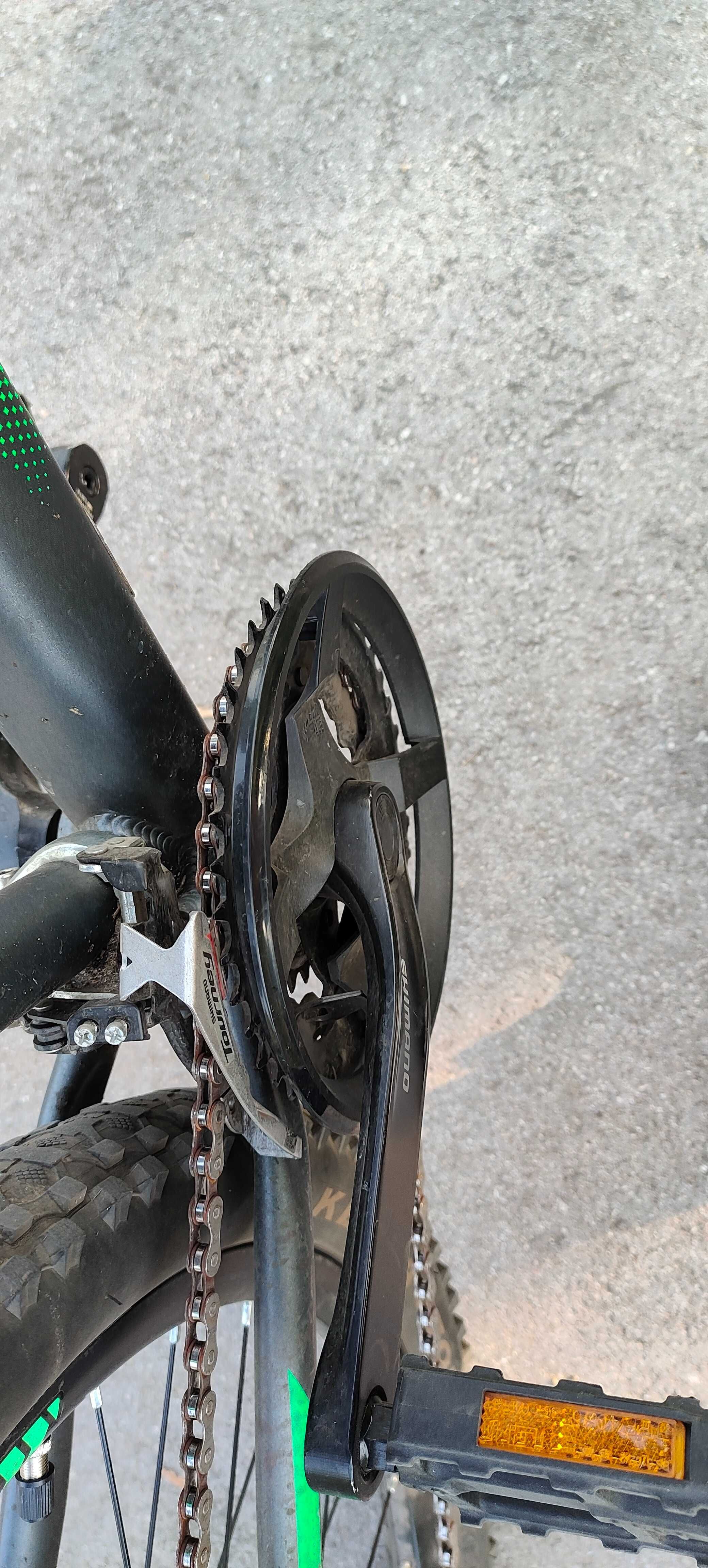 Rower MTB INDIANA X-Pulser 3.7 M21 27.5 cala męski Grafitowo-zielony