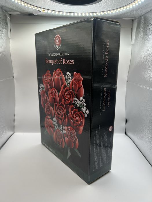 NOWY Zestaw Róż Klocki 822 elementów Prezent dla dziewczyny