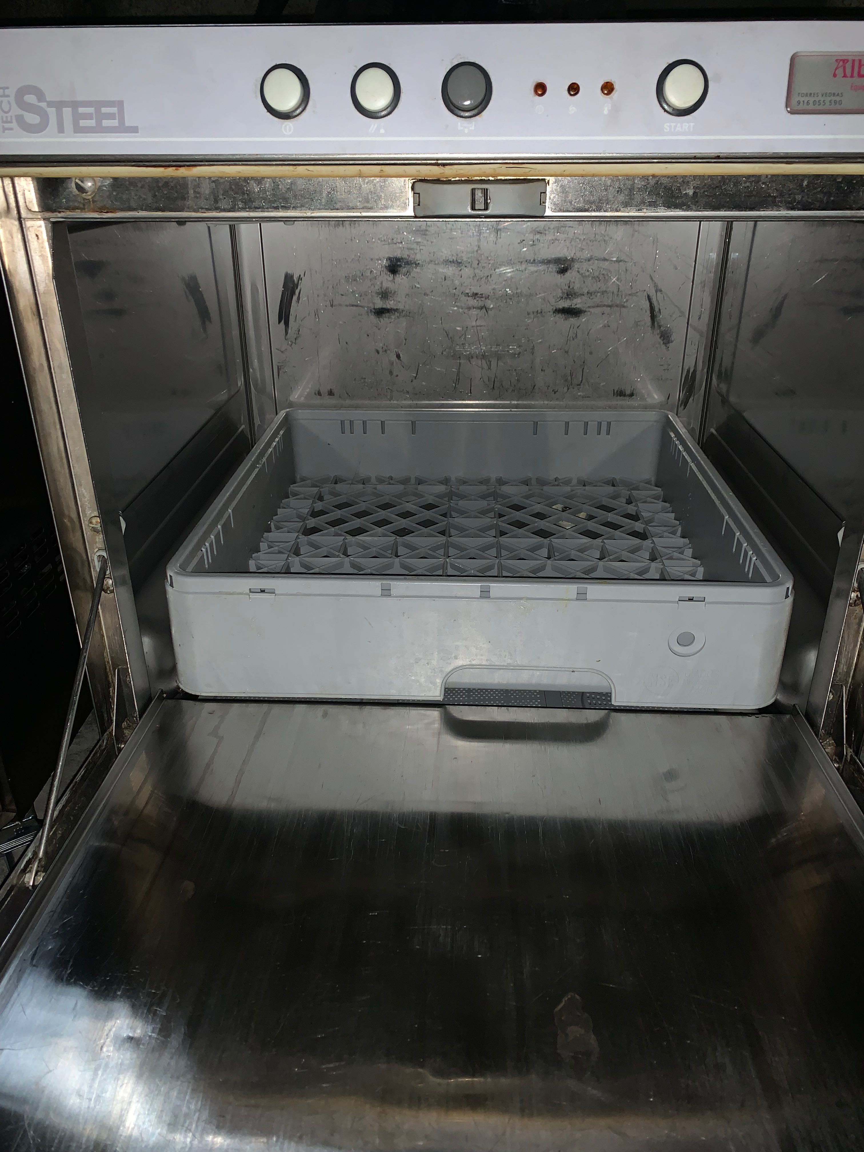 Maquina de lavar industrial steeltech colged para café restaurantes
