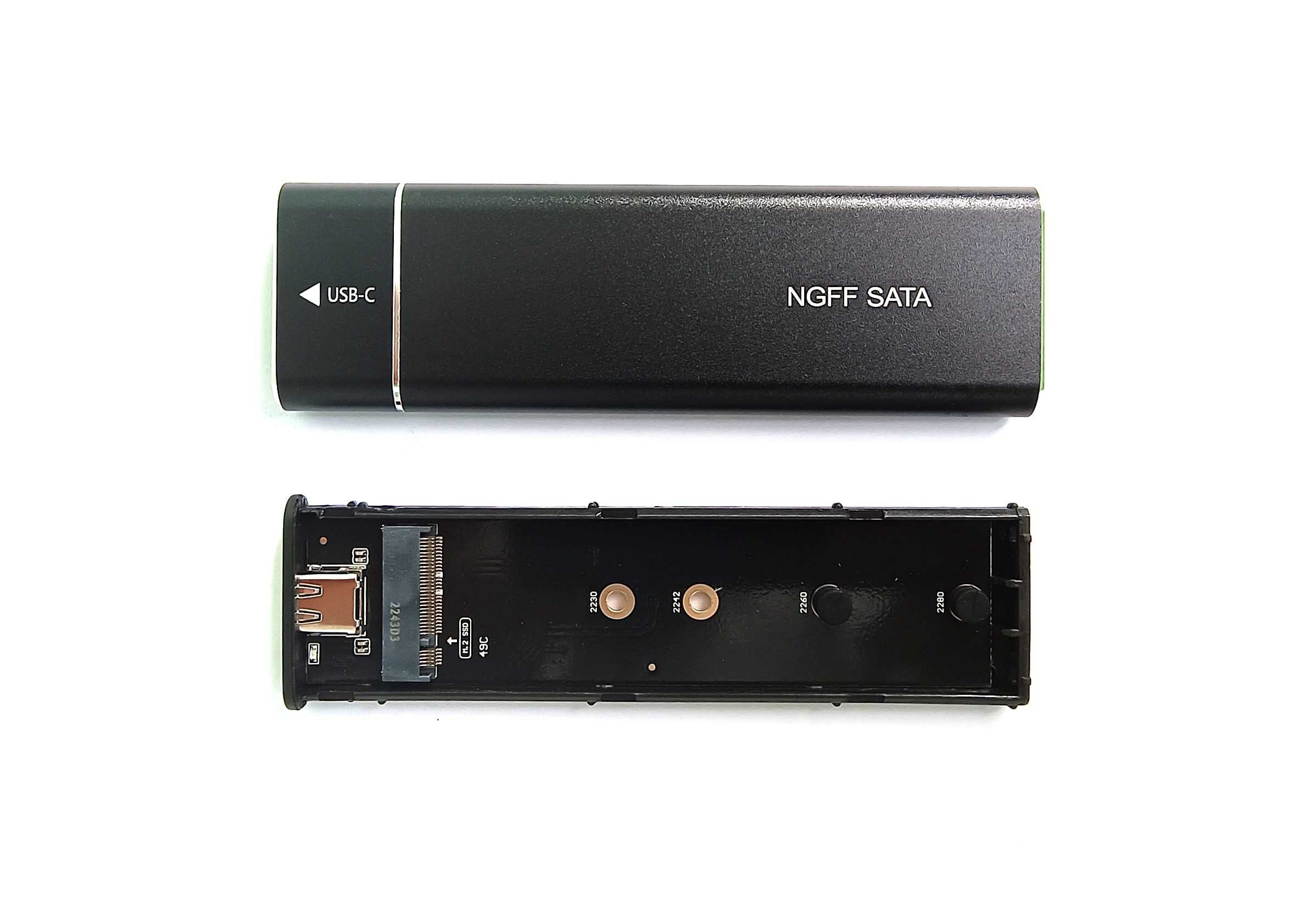 Карман для SSD M2 NGFF (USB3.1 - Type-C) SATA / B key