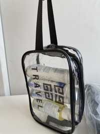 Прозора туристична косметичка сумка для подорожей