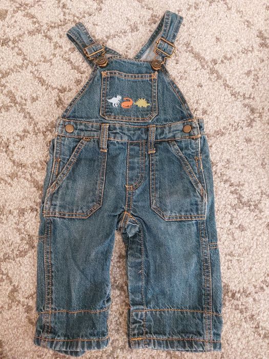 Ogrodniczki jeans Gymboree 3-6m