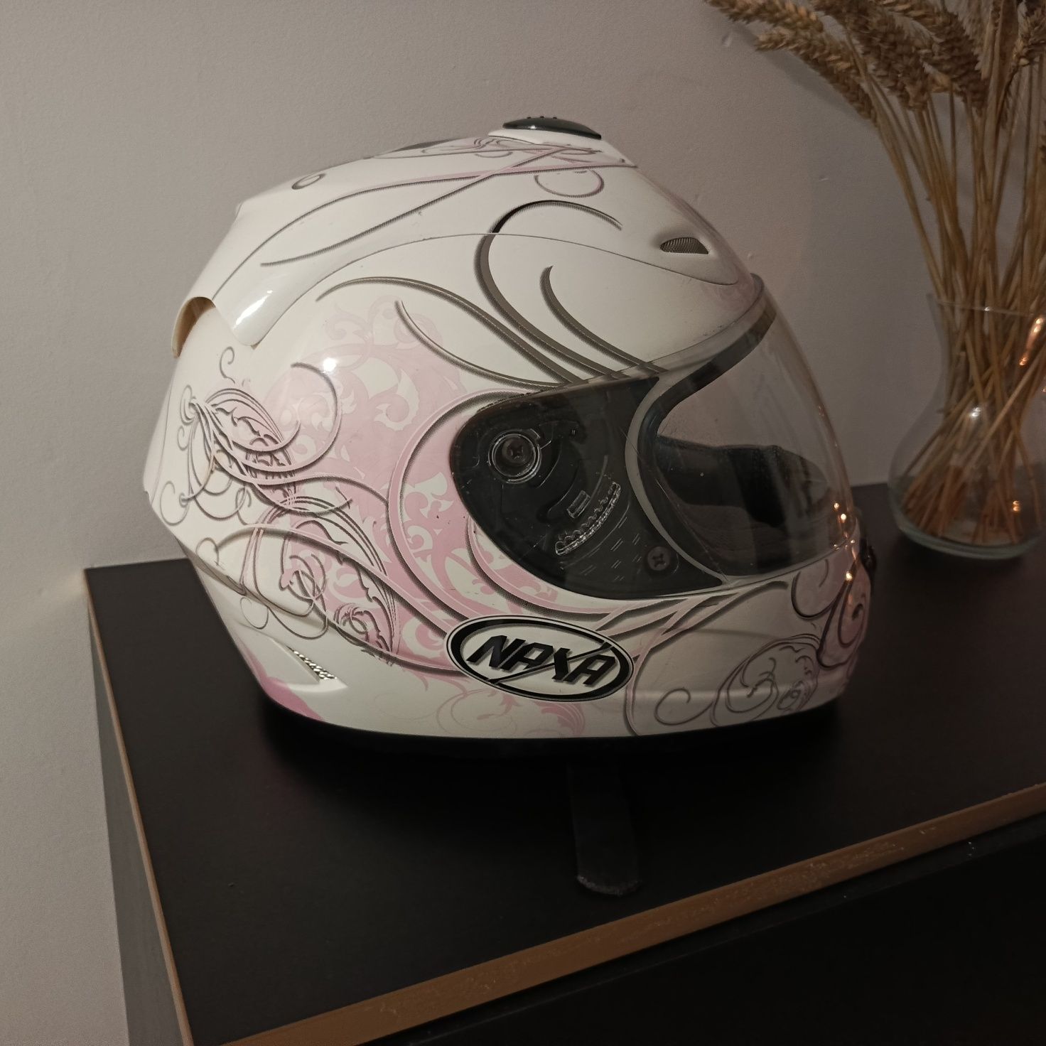 Kask motocyklowy S 55-56 damski Naxa