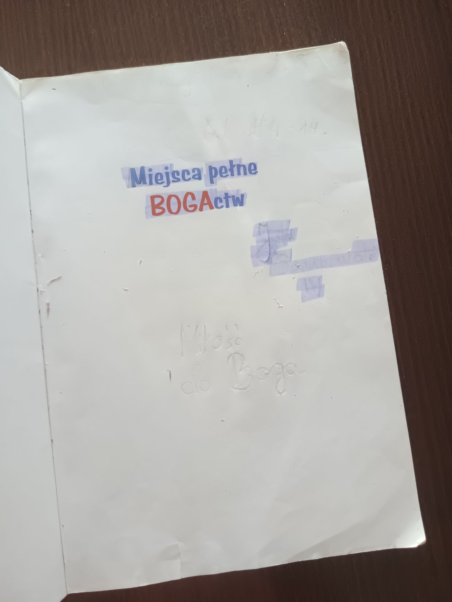 Podręcznik do religii Miejsce pełne Bogactw klasa 4