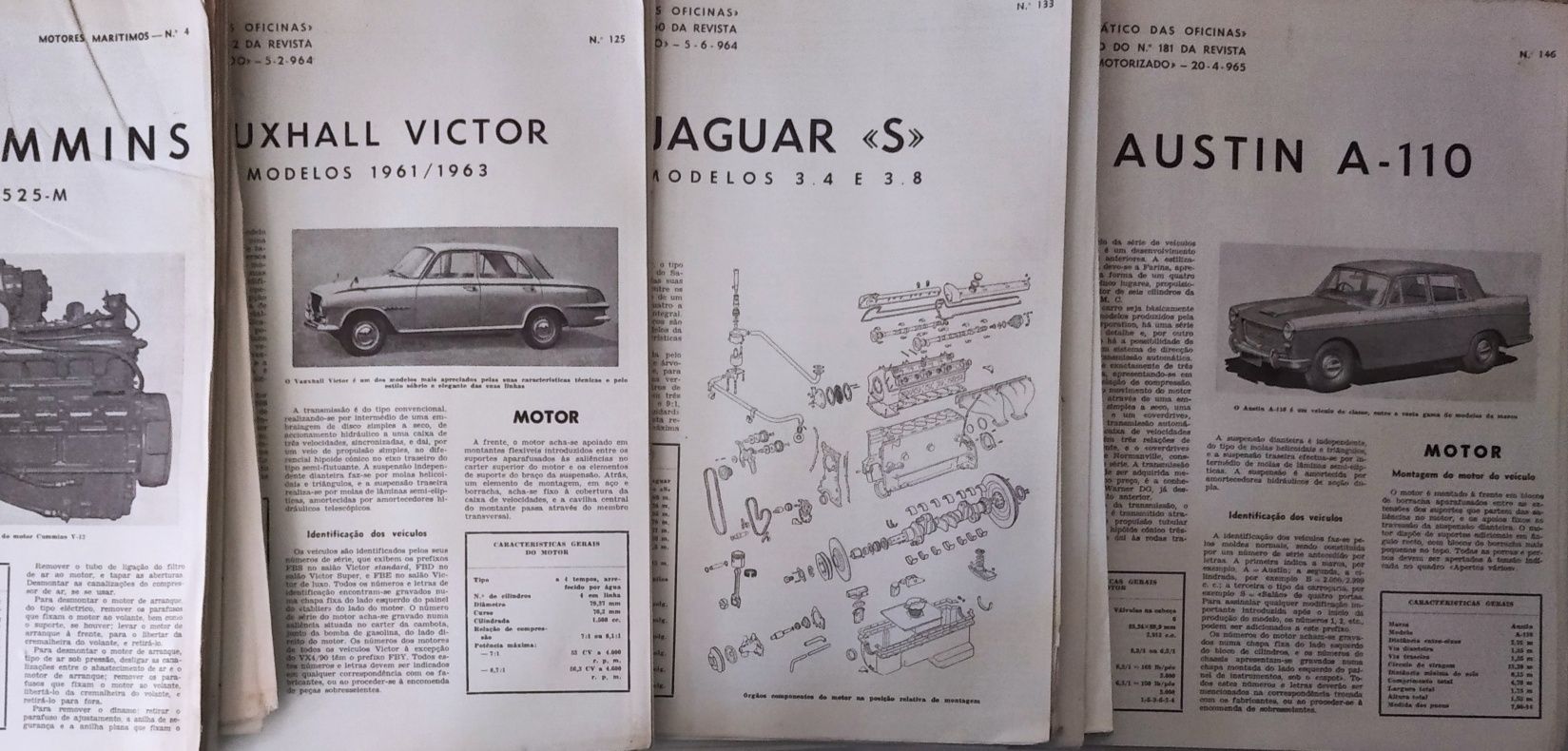 Mais de 50 fascículos Guia prático das oficinas 1965