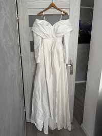 Suknia ślubna z długim rękawem ASOS