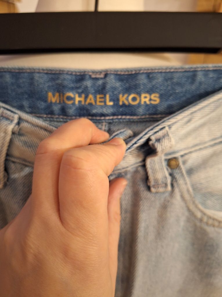 Michael Kors, damskie spodnie dżinsowe boyfriend, r. XS