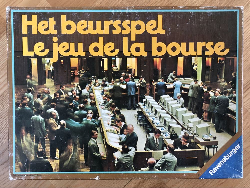 Gra Giełdowa Le Jeu de la Bourse 1977 retro gra towarzyska