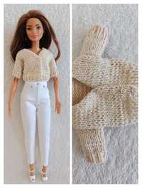 Sweter dla Barbie, ubranko dla Barbie, made to move