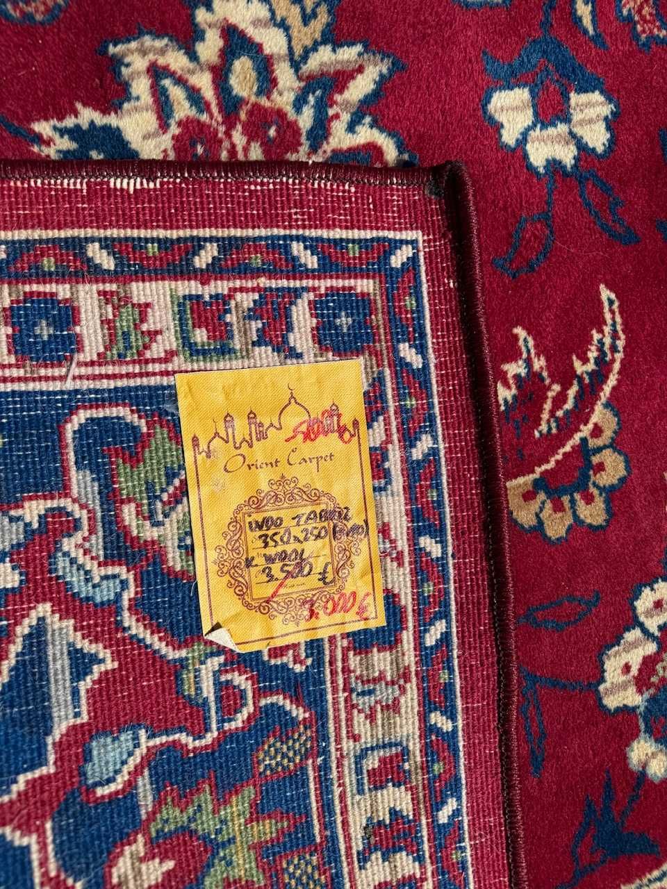 Dywan perski wełniany kaszmirowy Indo Tabriz 350x250 galeria 15 tyś
