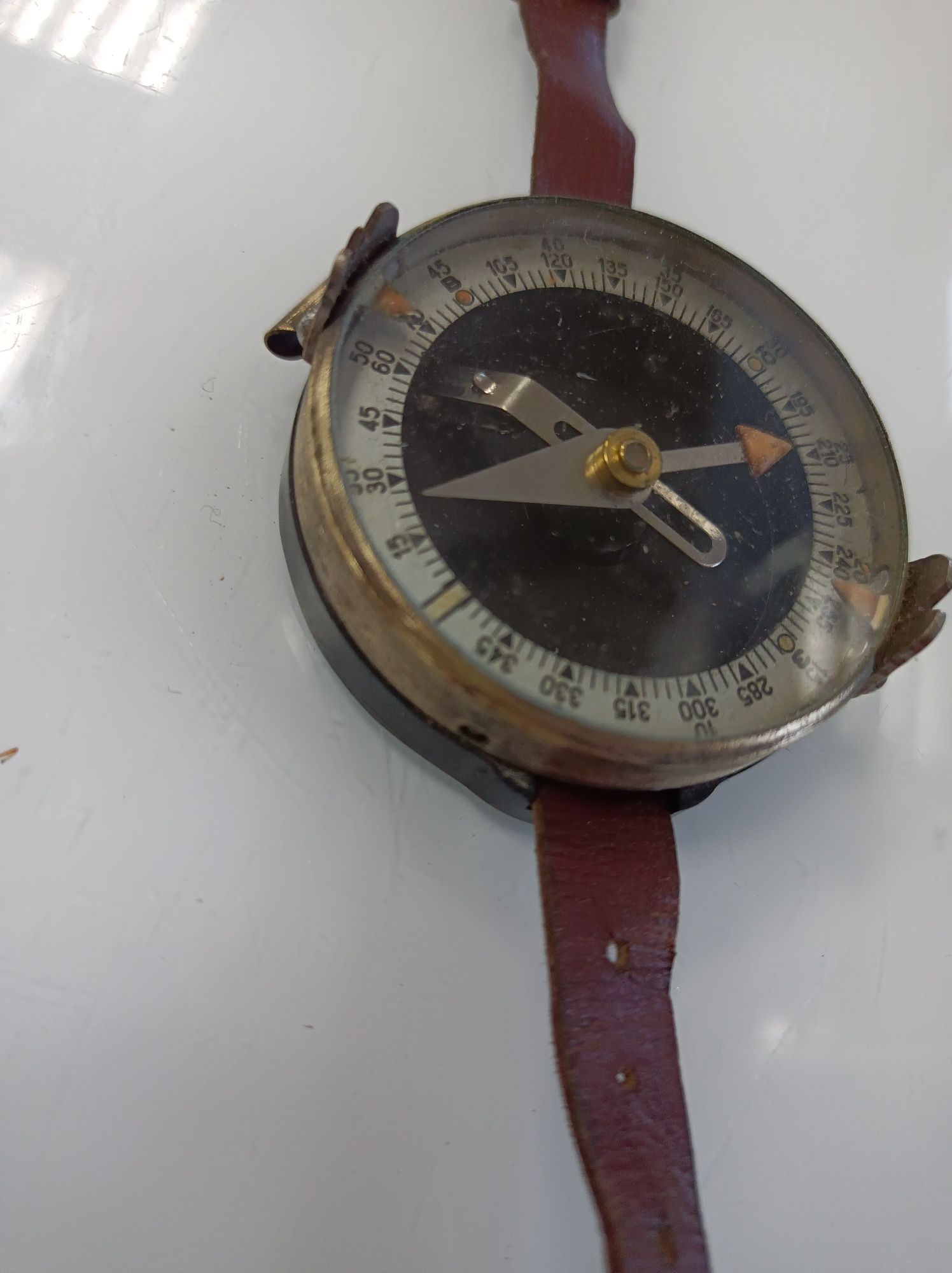 Stary kompas busola PRL vintage
