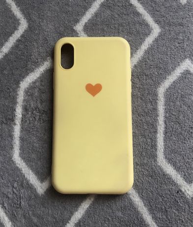 żółte etui iphone x
