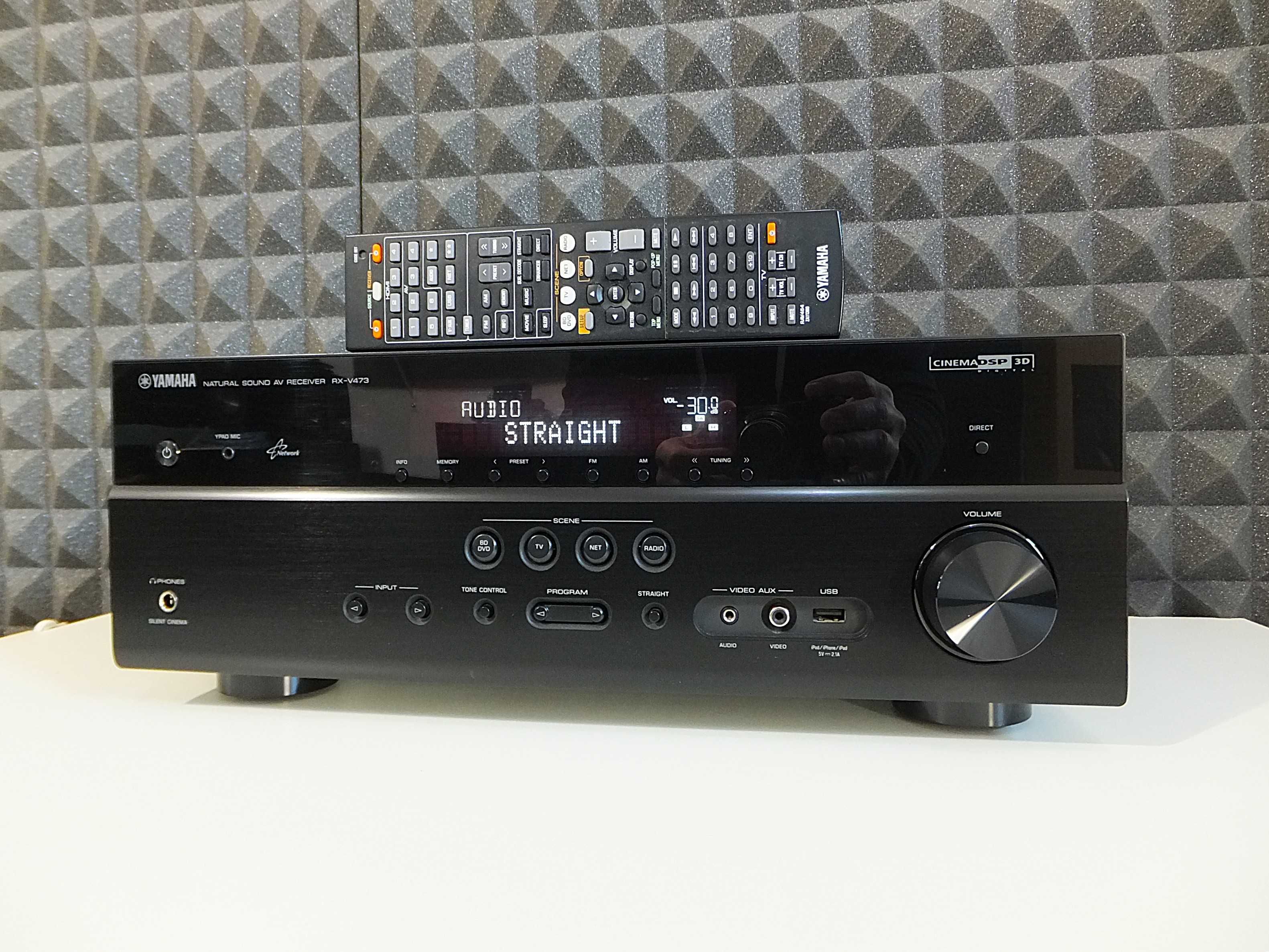 Amplituner kina domowego 5.1 YAMAHA RX-V473 /AirPlay, USB