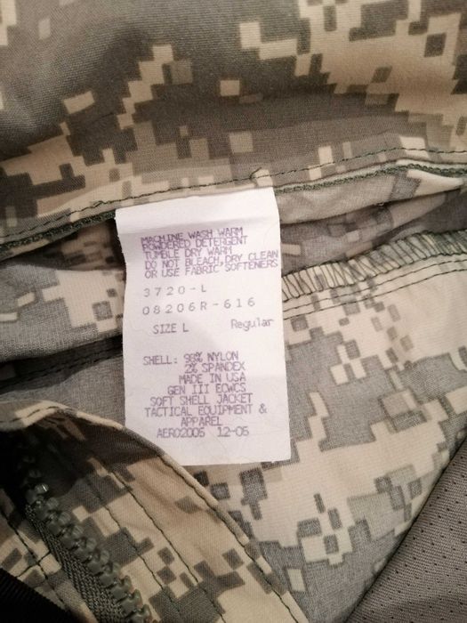 Soft Shell Level 5 ECWCS Gen III США світлий піксель ACU + кепка ACU