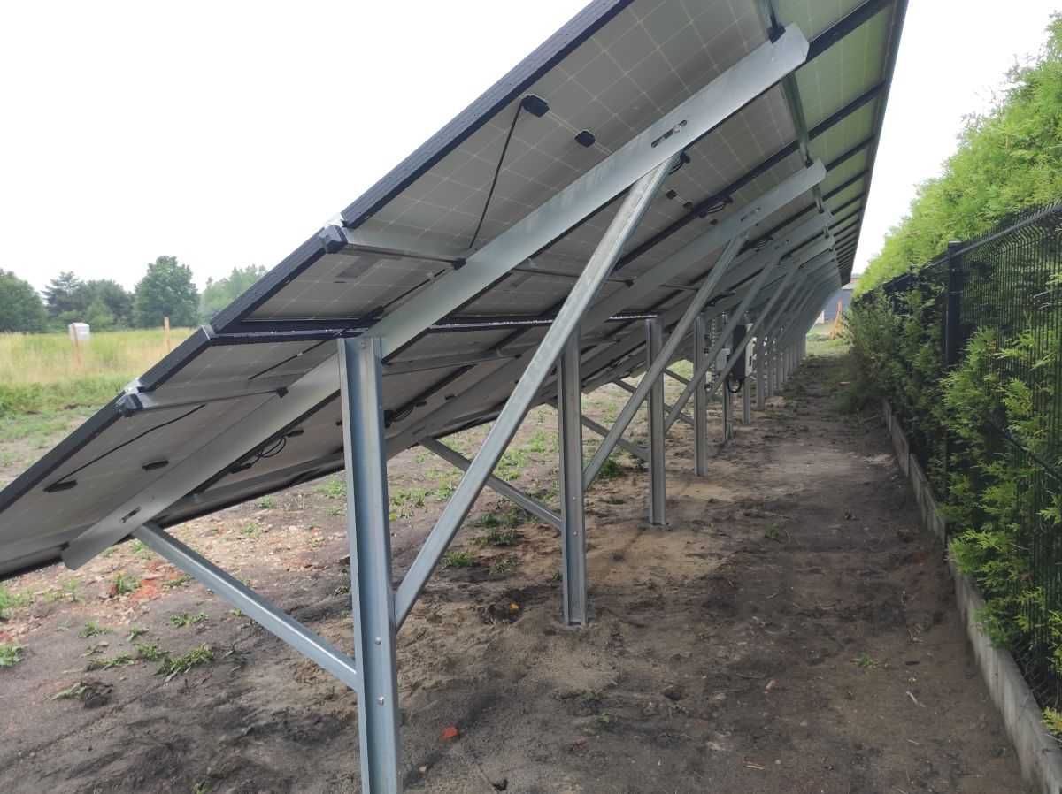 Instalacja fotowoltaiczna Longi 580W bifacial inwerter Foxess