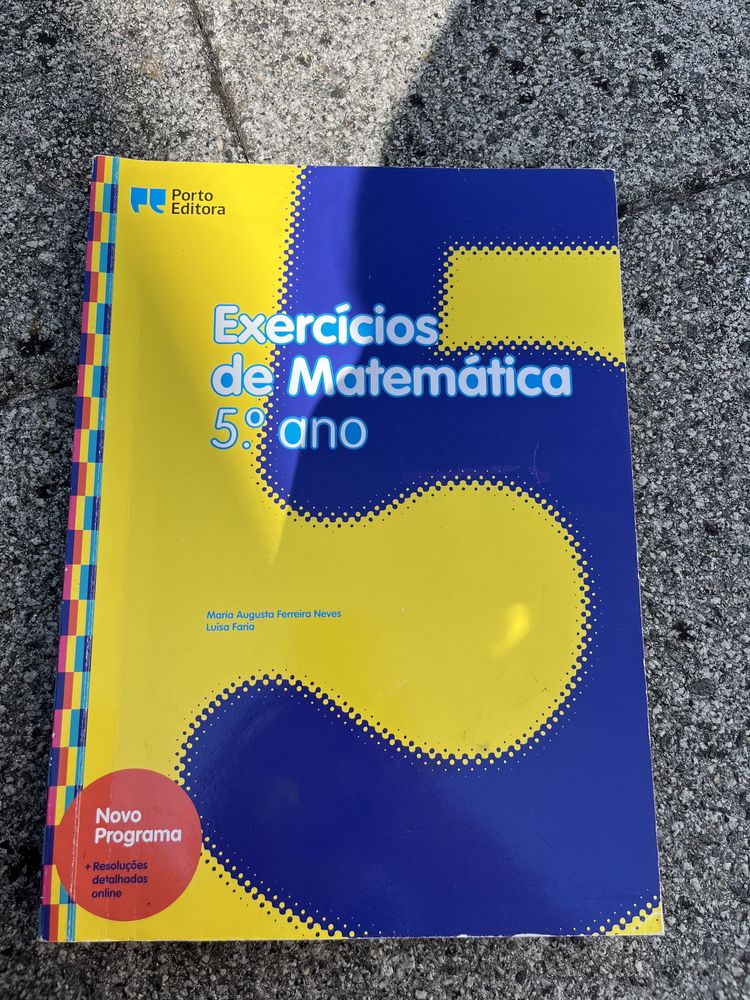 Livros de apoio ao estudo 5.ºano (Português, Matemática e Inglês)