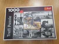 Puzzle trefl 1000 Paryż kolaż