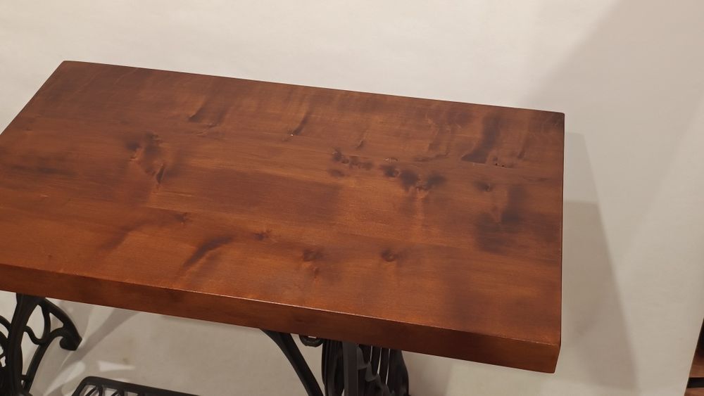 Blat do stolika z maszyny singer maszyna na stolik drewniany lakier