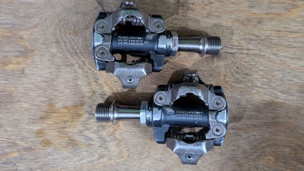 Конт.педали XTR PD-M970 SPD на титановой оси