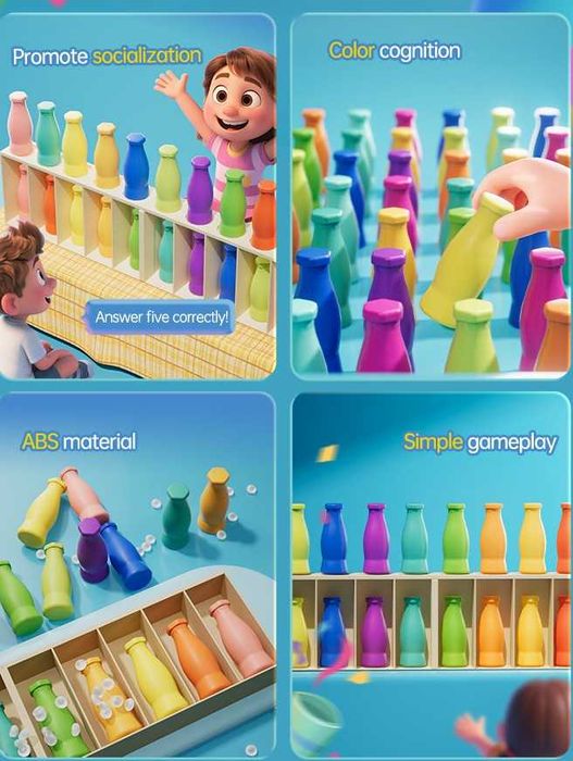 Гра Вгадай колір бутилки Bottle Colors Bottle pairing Bottle collision