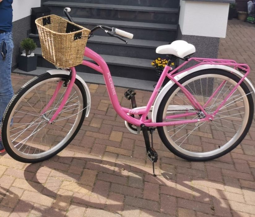 Rower 28 damka damski różowy nowy!