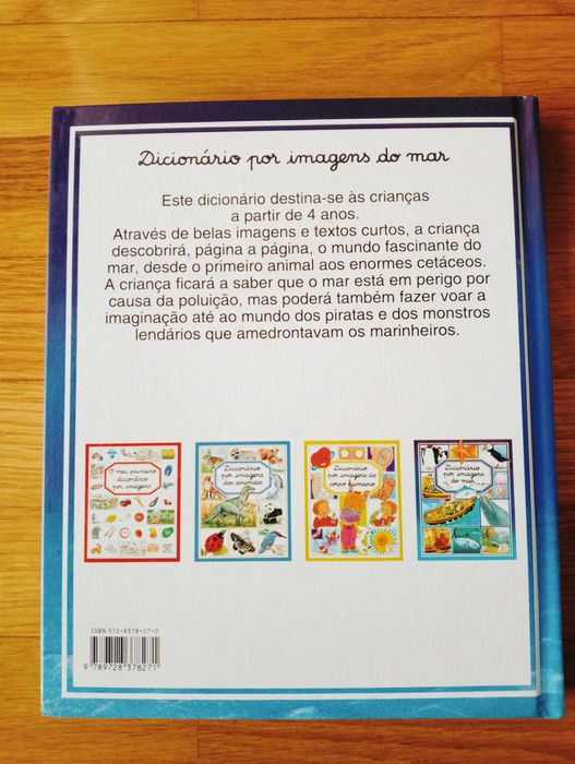 Livro Dicionário por imagens do mar