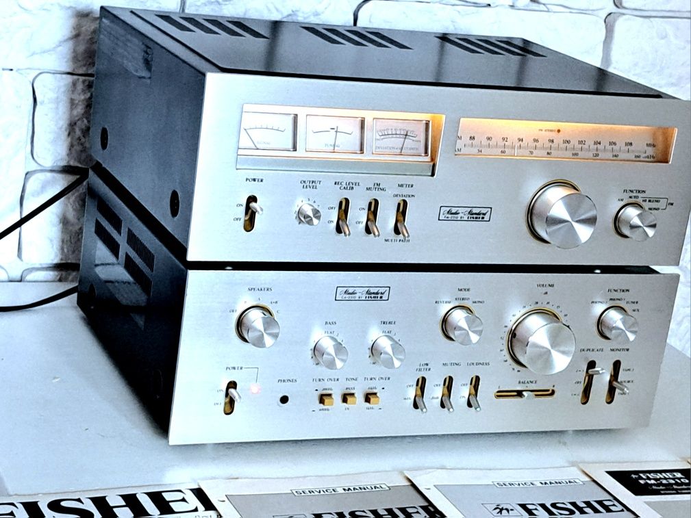 Zestaw stereo FISCHER+papiery,japan,1978R.Super brzmienie!!