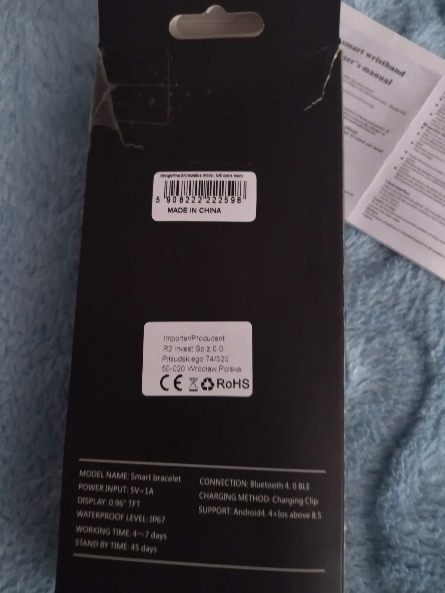 Smartwatch czarny
