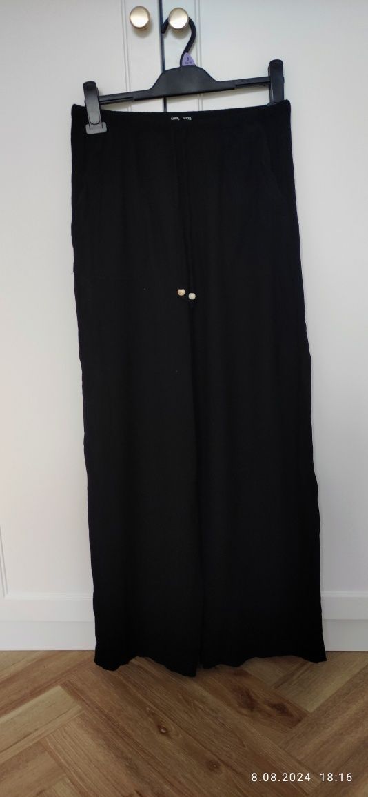 Spodnie szerokie weide leg xs nowe