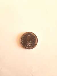 Монета 1 New sheqel  Израиль