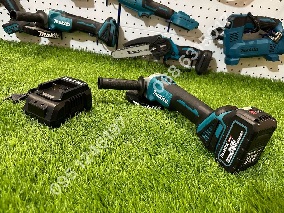 Болгарка аккумуляторная Makita DGA504 безщеточная мощная 1 АКБ 36V 8Ah