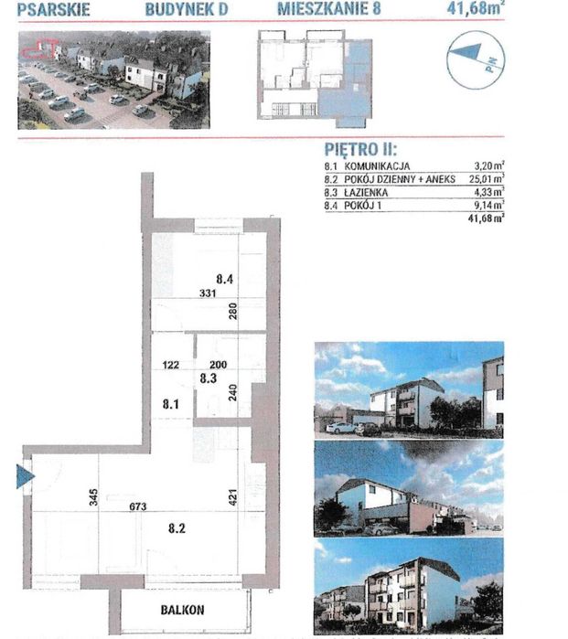 Mieszkanie na wynajem Psarskie