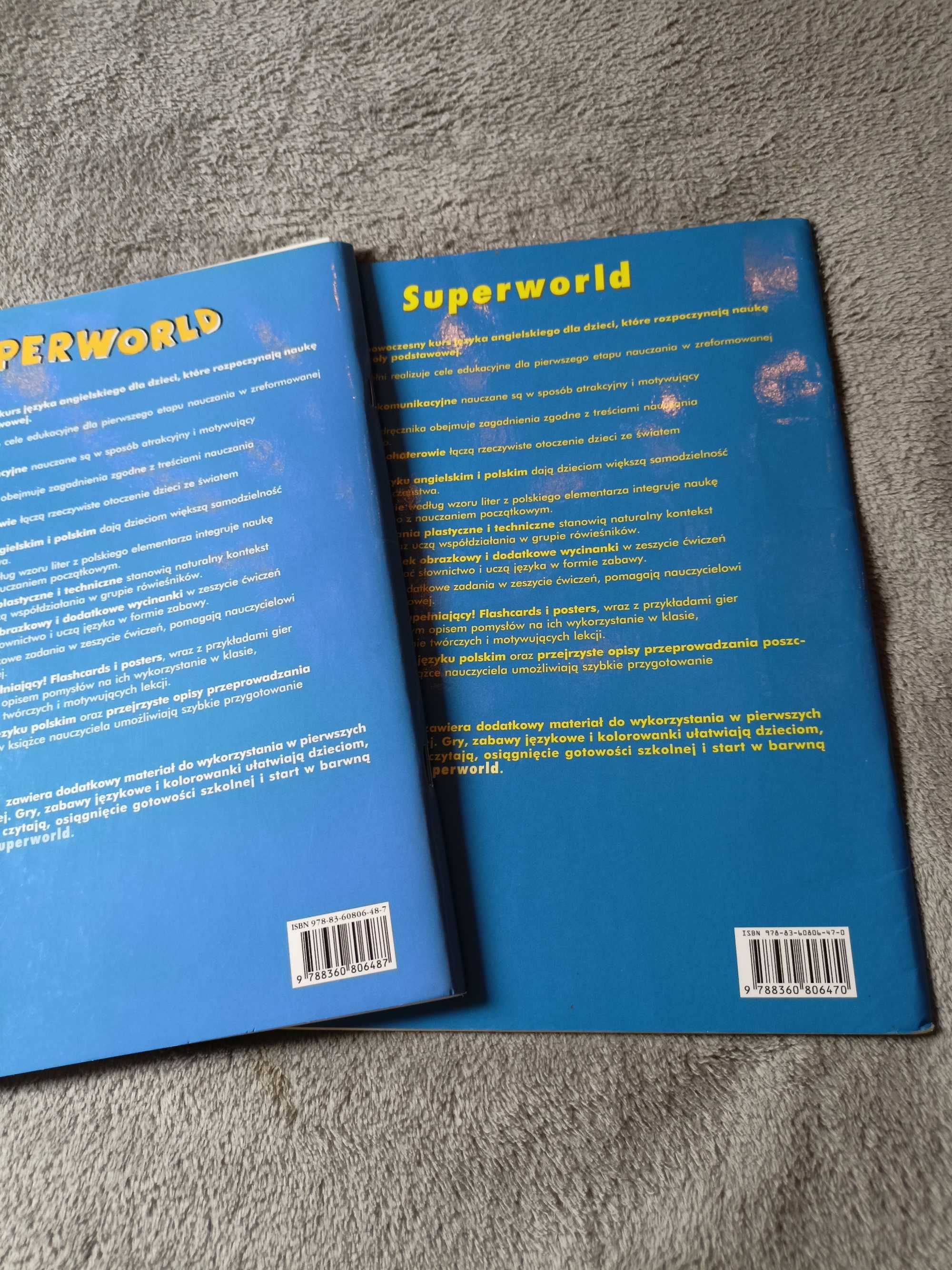 Superworld 1 z zestawem naklejek do książki