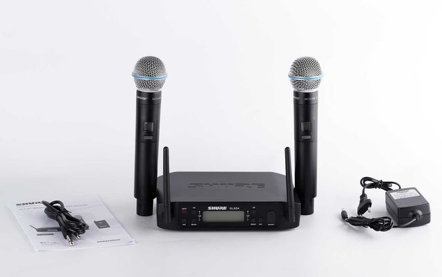 SHURE GLXD24 BETA 58A радіосистема на два ручних мікрофони