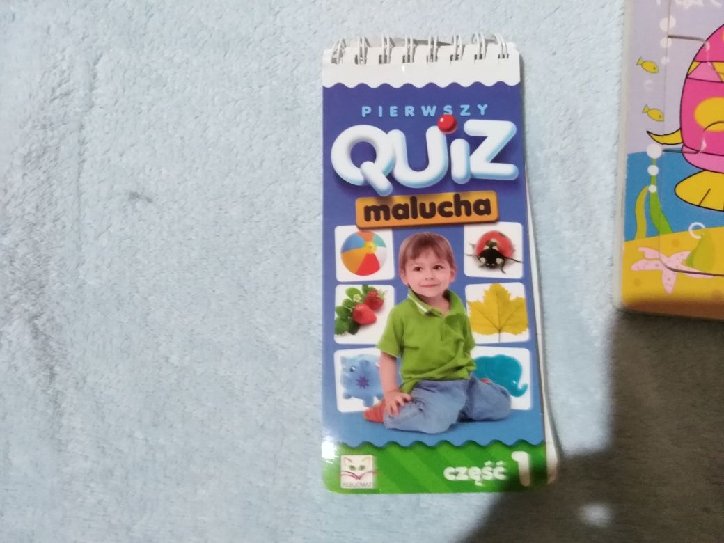 Książki, bajeczki, gra Quiz, puzzle dla maluszka