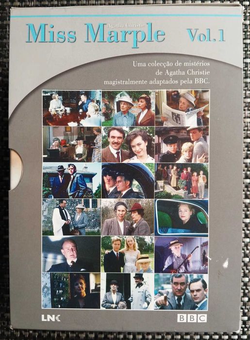 Miss Marple - Vol. 1 - Pack 6 DVDs - Raros - Muito Bom Estado