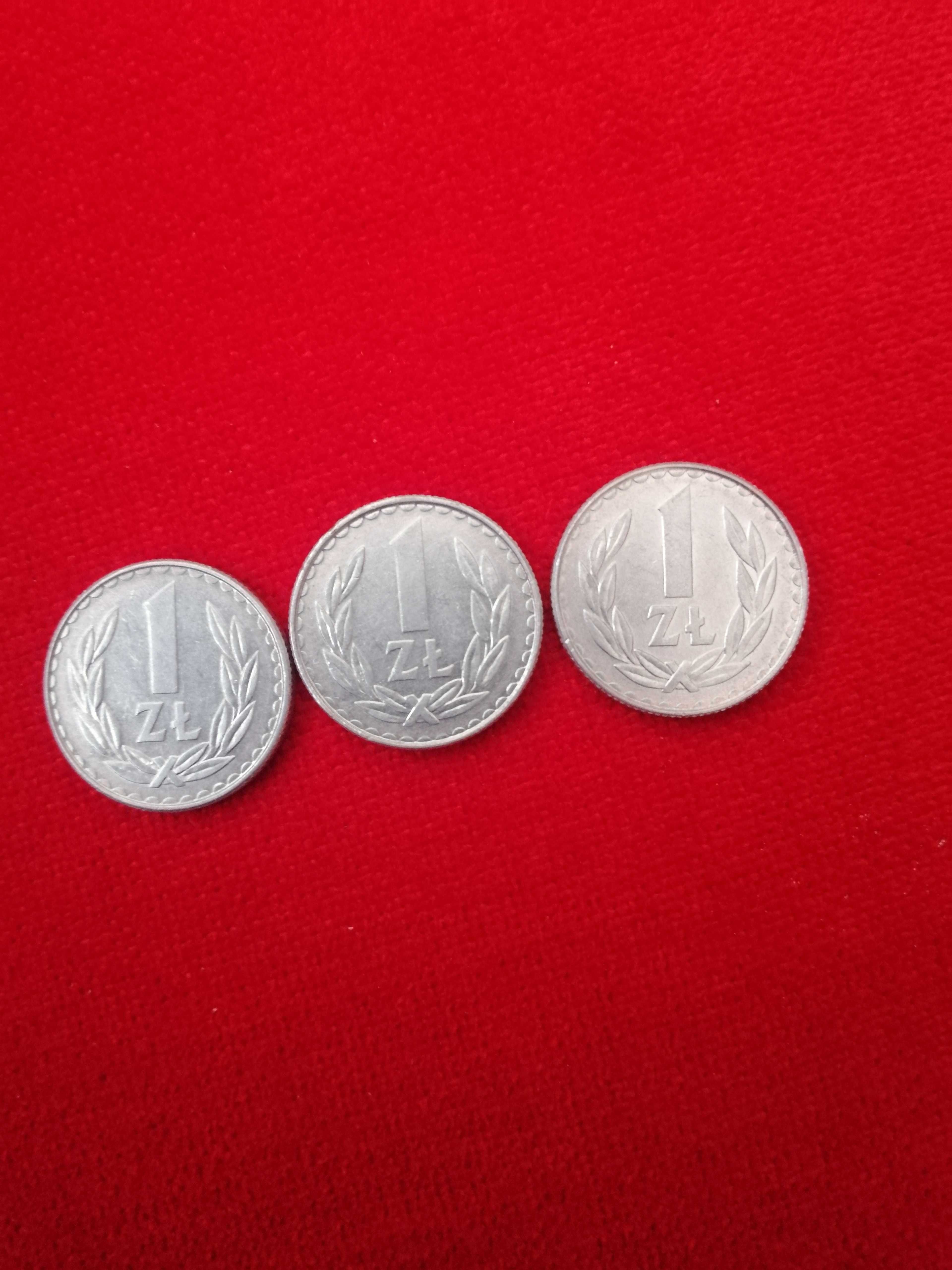 3 monety z 1988 roku