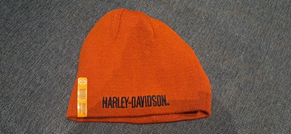 Czapka zimowa dwustronna Harley Davidson