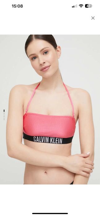 Купальник топ и плавки calvin , оригінал , с-ка