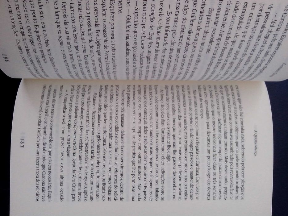 Livro "A quarta Aliança" de Gonzalo Giner
