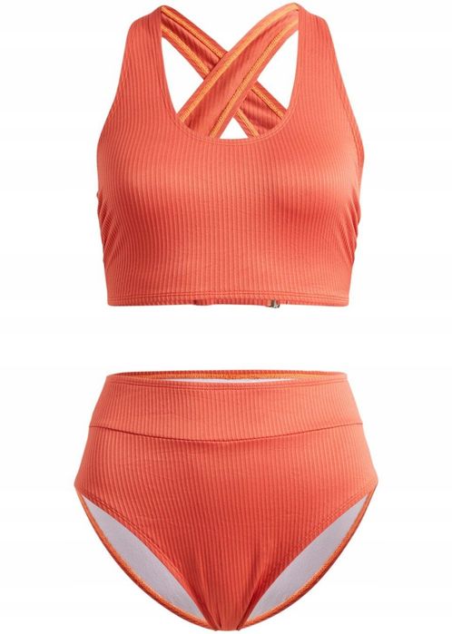 B.P.C bikini rude prążkowany materiał 42.